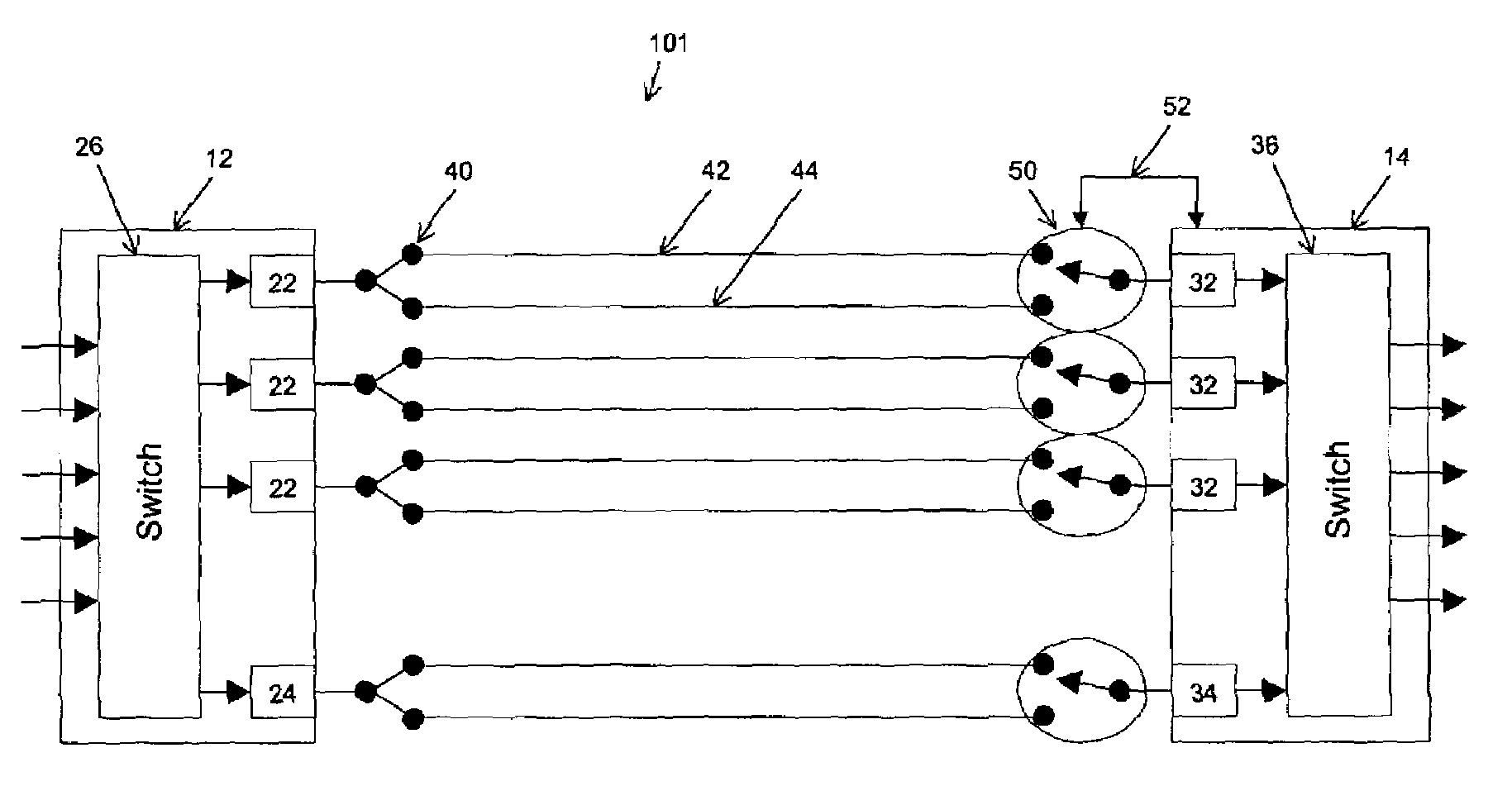 Method and system for providing protection in an optical communication network