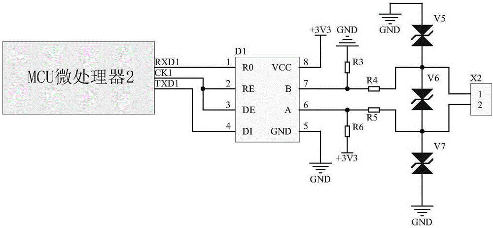 Civil interceptor electric detonating controller