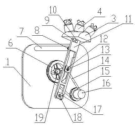 Automobile chassis cleaning and baking device