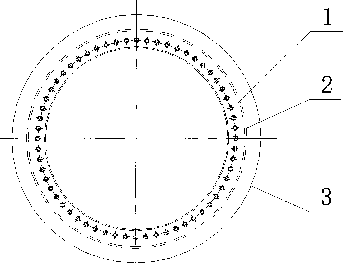 Manufacturing and mounting method of full-rotating rudder paddle base