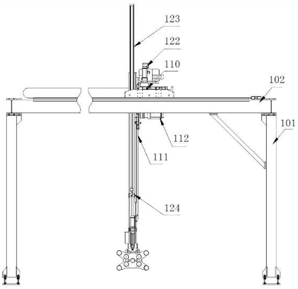 Multi-station efficient manipulator glass unloading table