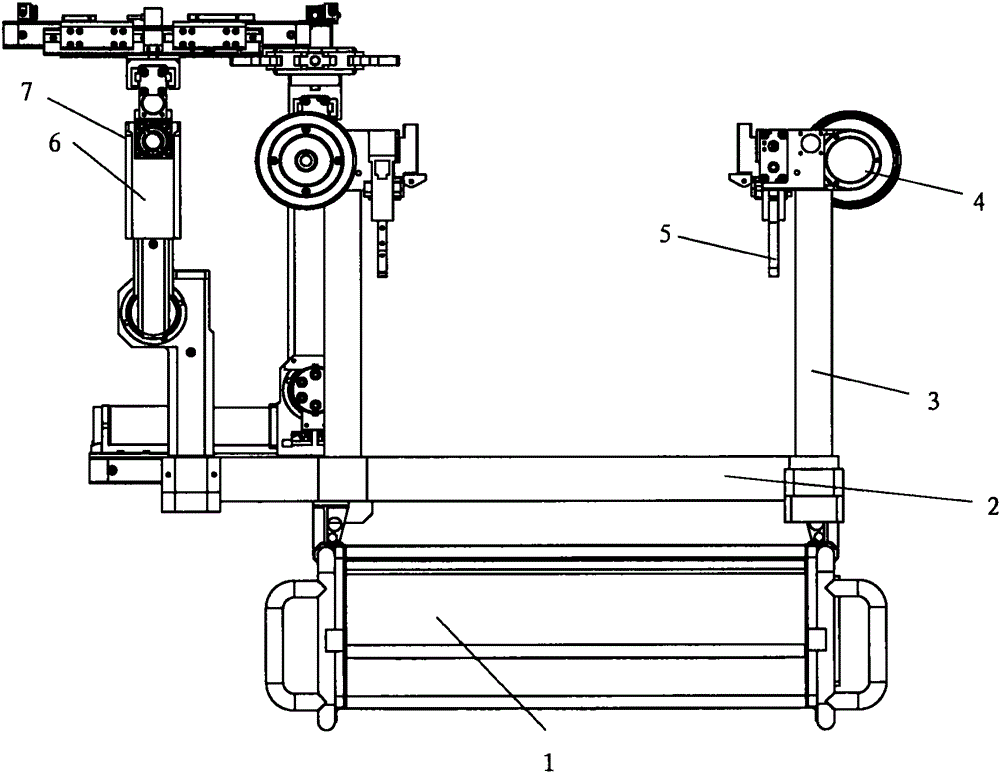 Overhead high-voltage power transmission line strain clamp drainage plate bolt tightening robot