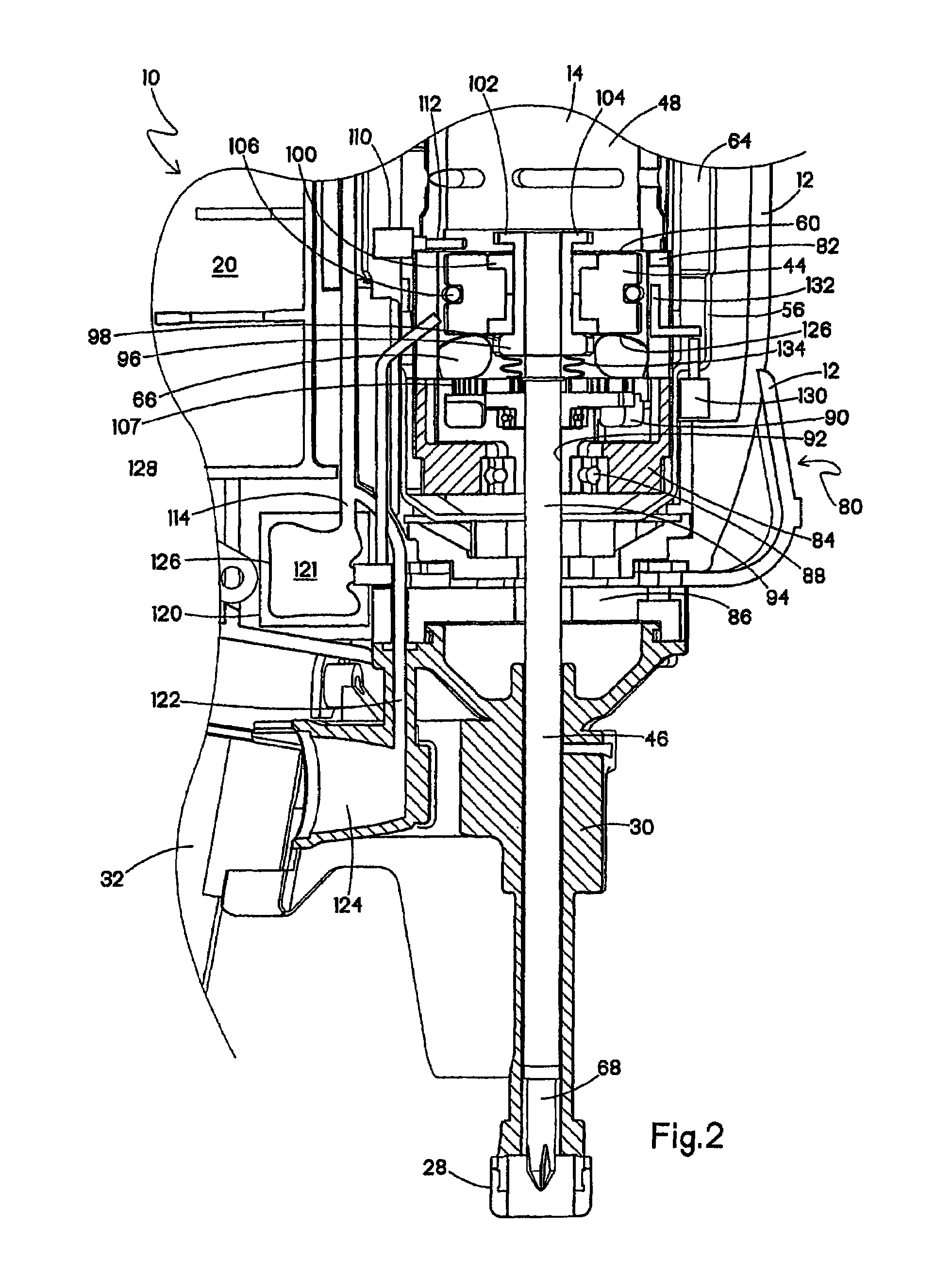 Cordless fastener tool with fastener driving and rotating functions