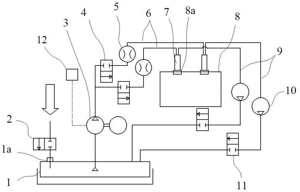 Oil filling system and method for transmission