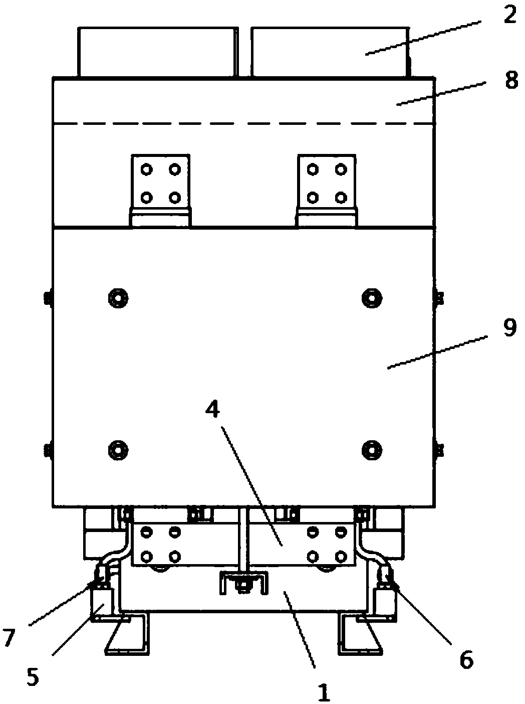 An air-cooled water-cooled integrated reactor