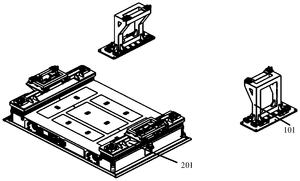 Float type butting structure