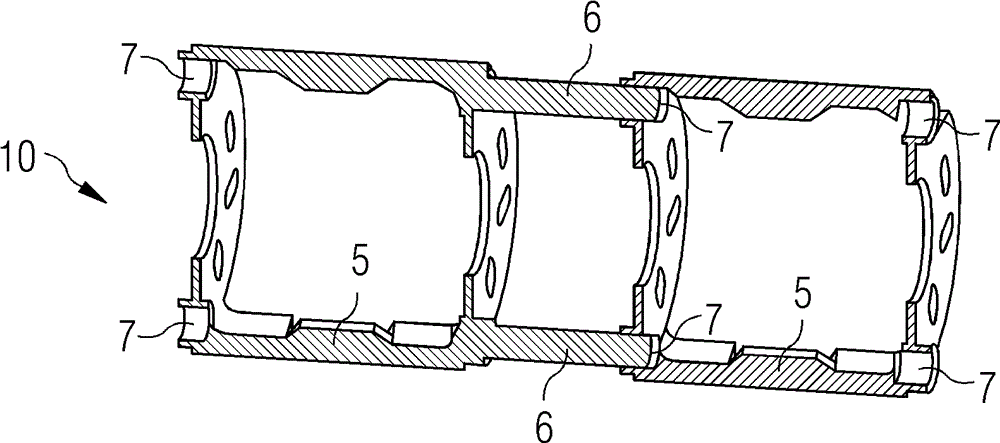 Rotor shaft module, rotor shaft, compact circuit breaker and method for producing rotor shaft module