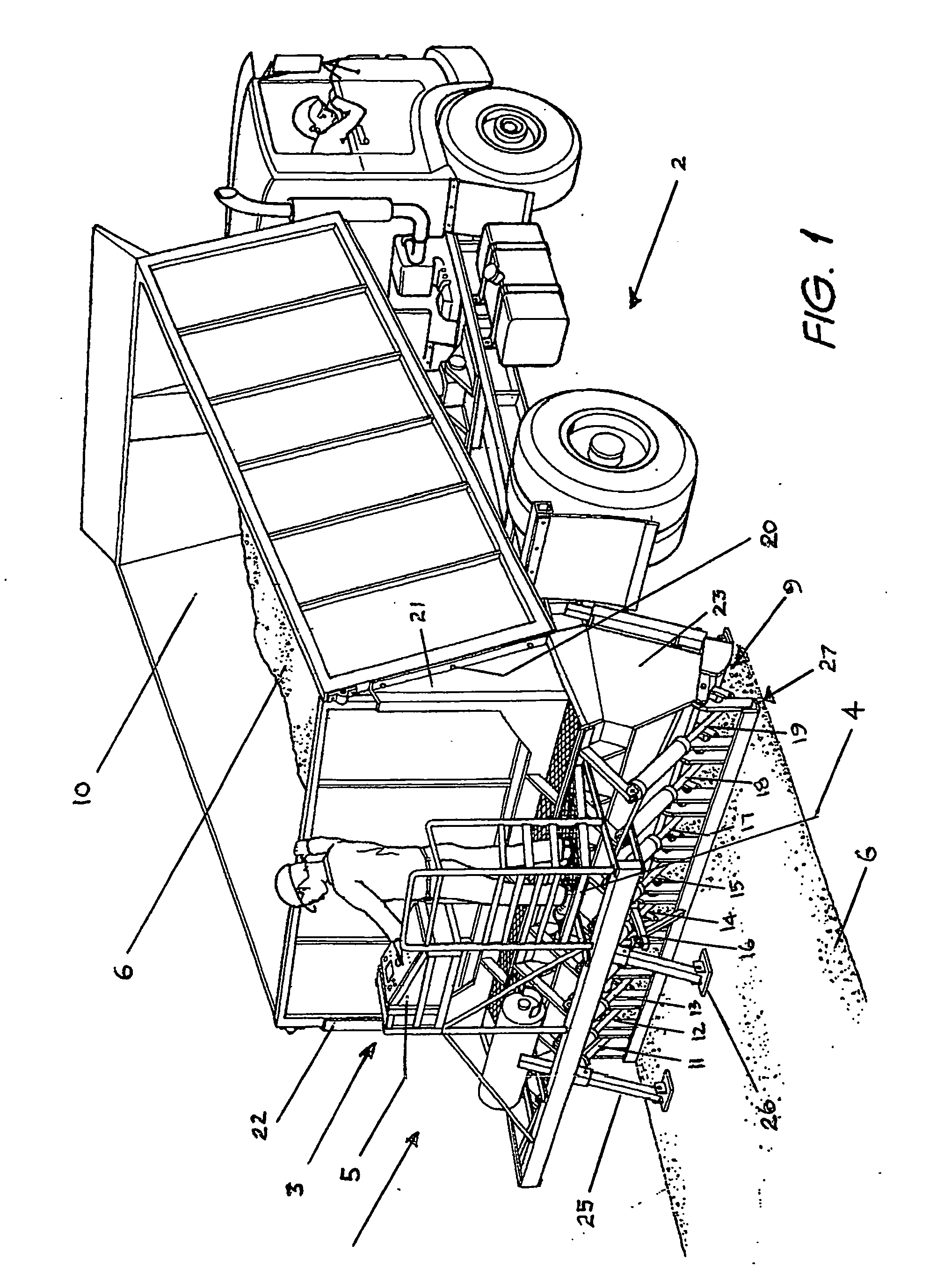 Method and apparatus for spreading aggregate and road building materials related to vehicle speed