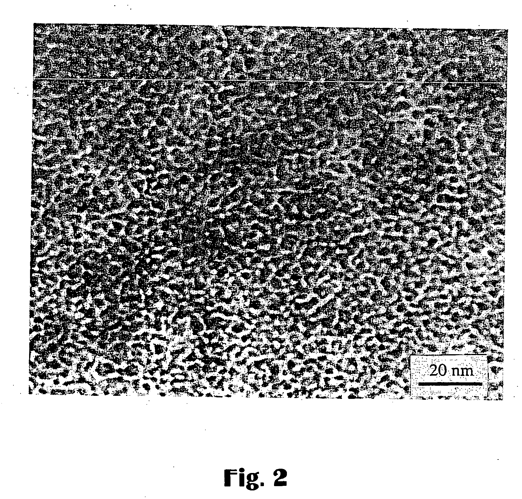 Mesoporous material with active metals