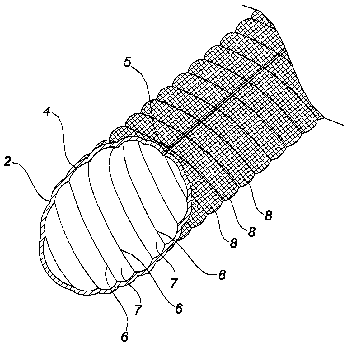 Stainless steel corrugated heat transfer tube, manufacturing method thereof, and absorption refrigerating machine