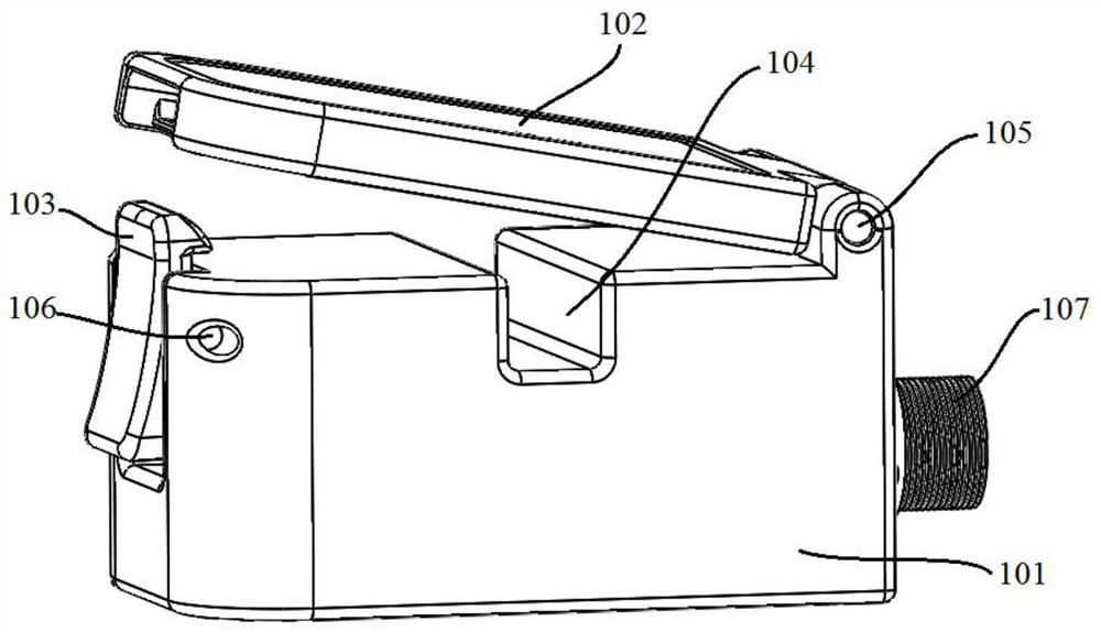 Clamping type ultrasonic flow sensor