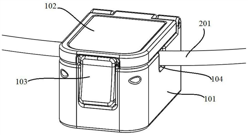 Clamping type ultrasonic flow sensor