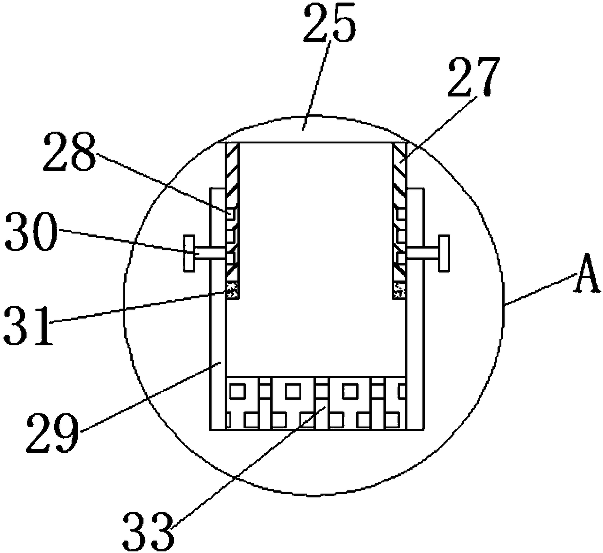 Quick drying device for fine dried noodle production