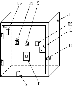 Intelligent monitoring method for power cabinet door state