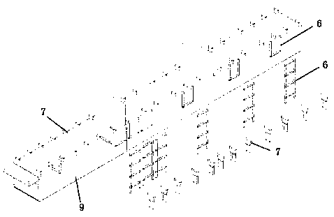 Continuous annealing unit drying oven aluminized pipeline installation method