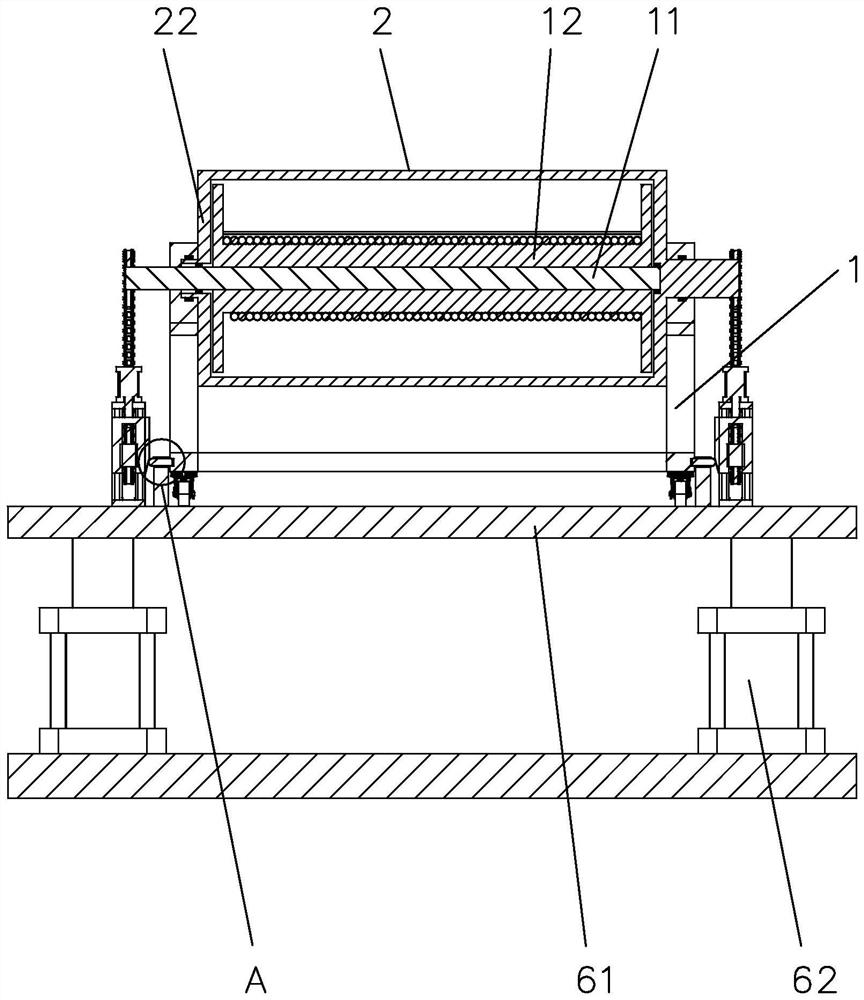 A kind of spraying tube winding protection device