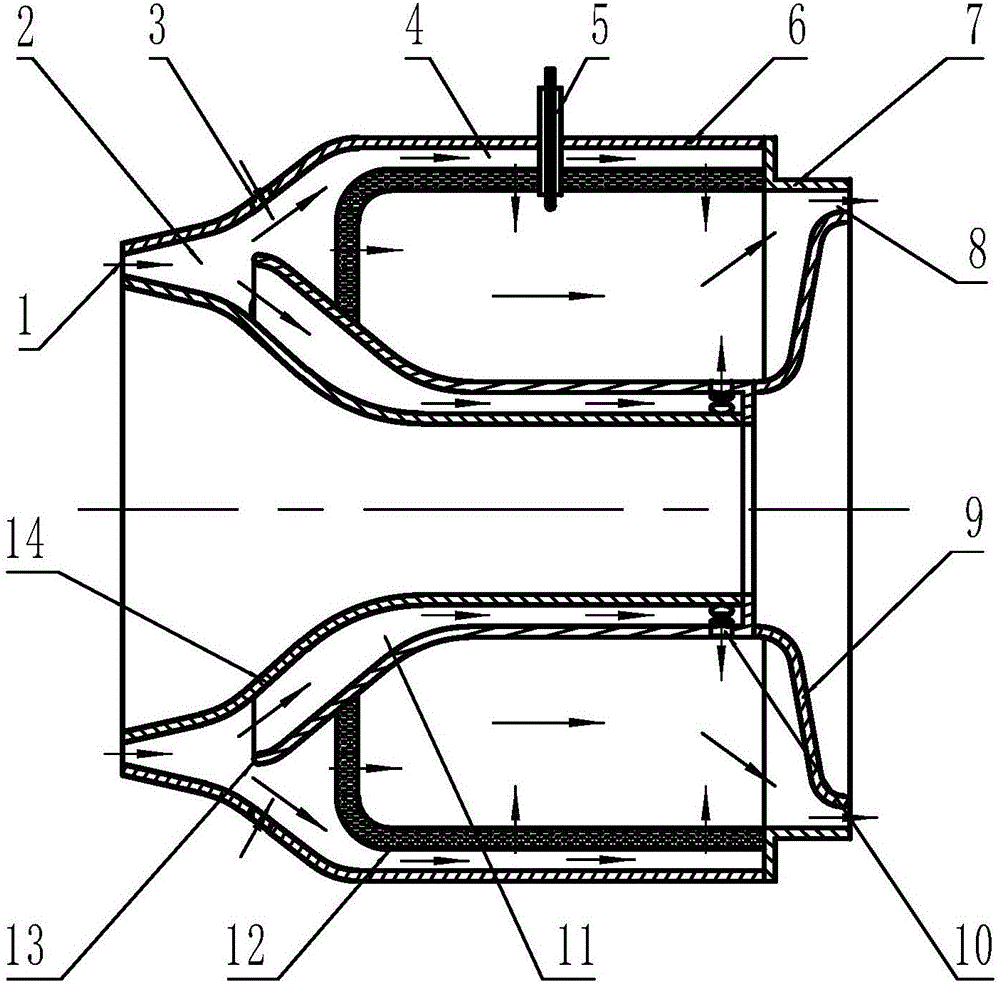 Micro combustion chamber with double-walled structure of combustion gas turbine