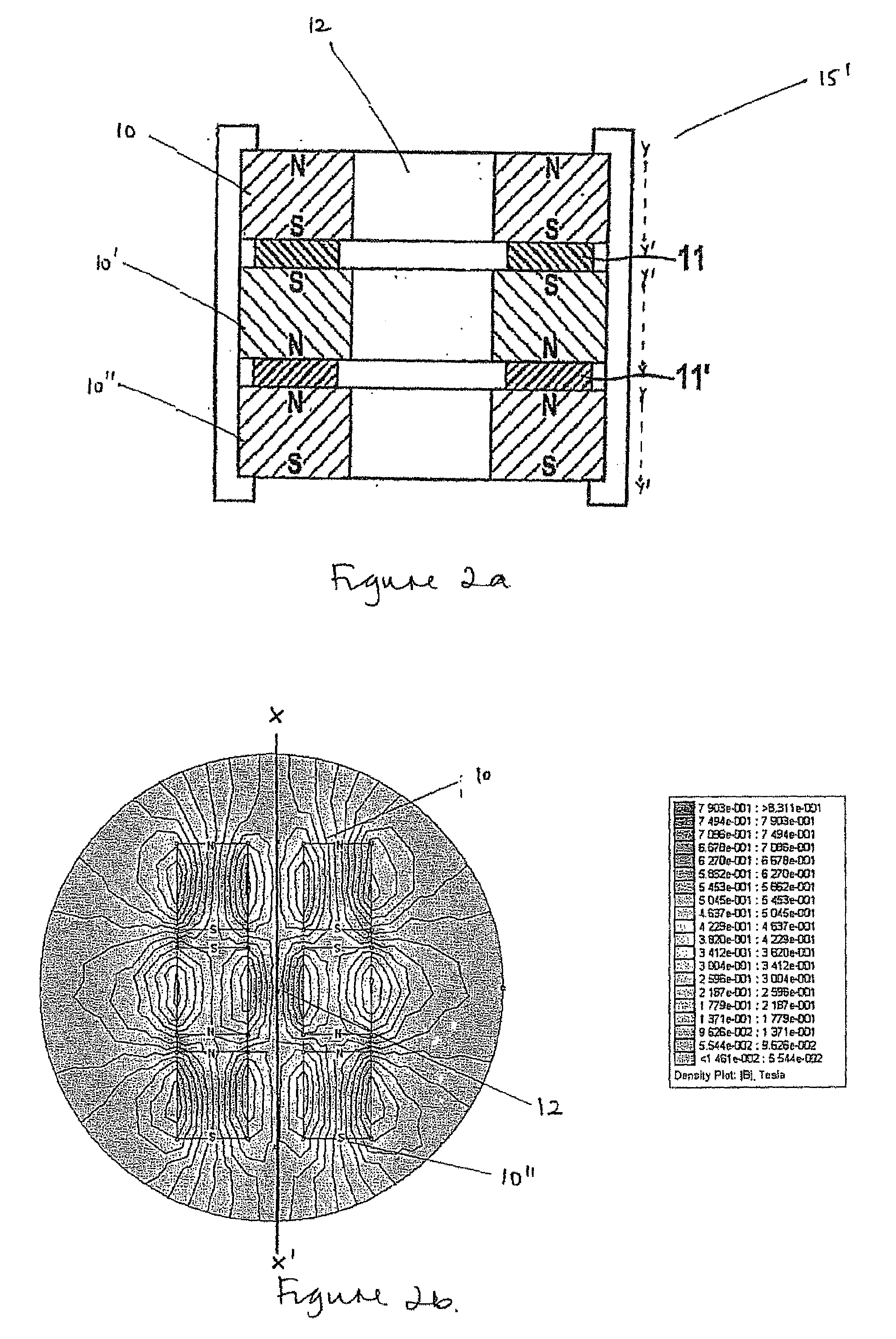 Magnetising portion for a magnetic separation device