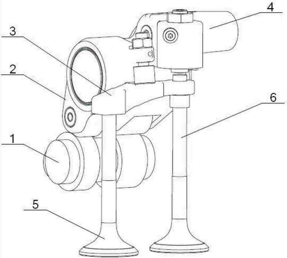 Engine brake executing mechanism