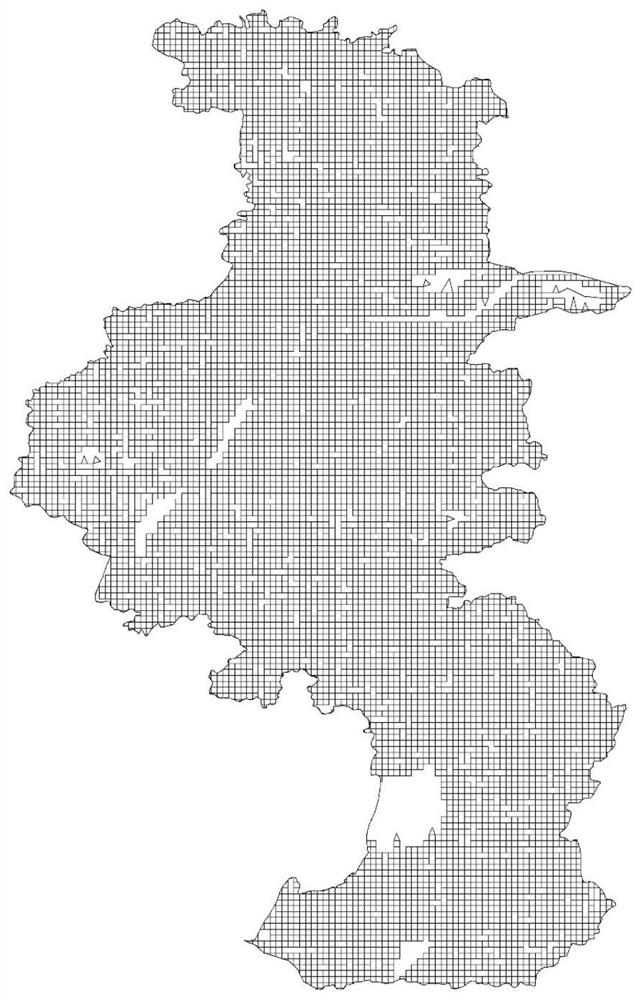 Urban main and auxiliary center boundary identification method based on population raster data