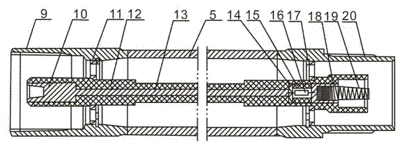 Method for monitoring hole depth in drilling process of cable drill pipe