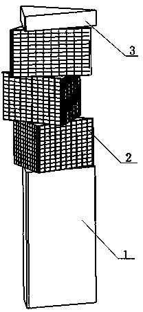 Stand column type rotatable combined advertising equipment