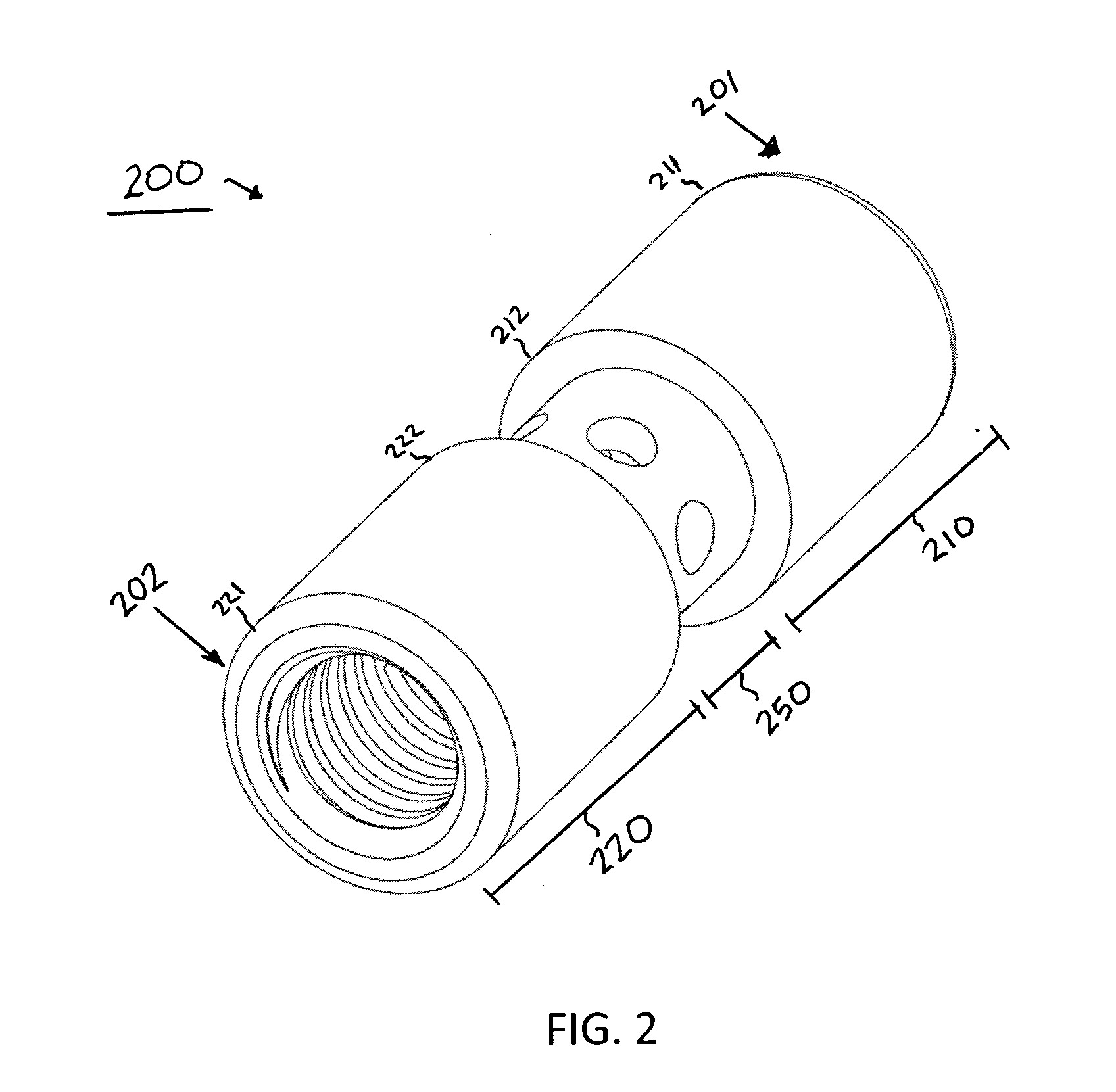 Connector with structural reinforcement and biocapatible fluid passageway