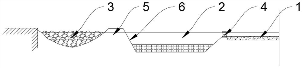 An artificial lake structure with self-purification function and its construction method