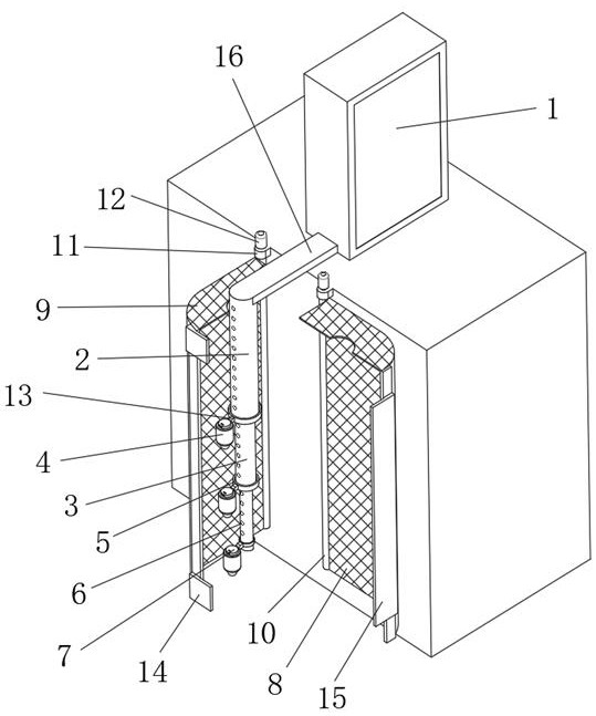 Water quality and flow velocity real-time monitoring and early warning device for cold water fish culture