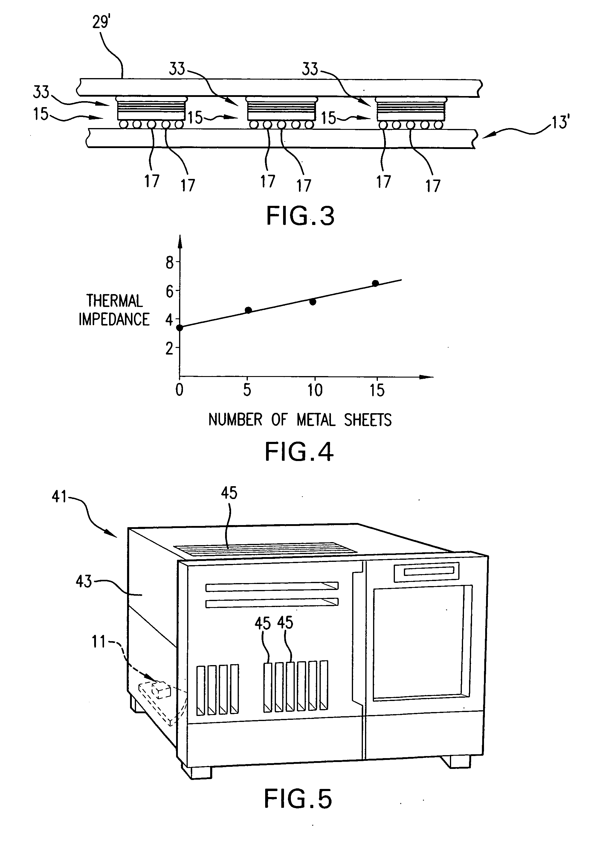 Adjustable thickness thermal interposer and electronic package utilizing same