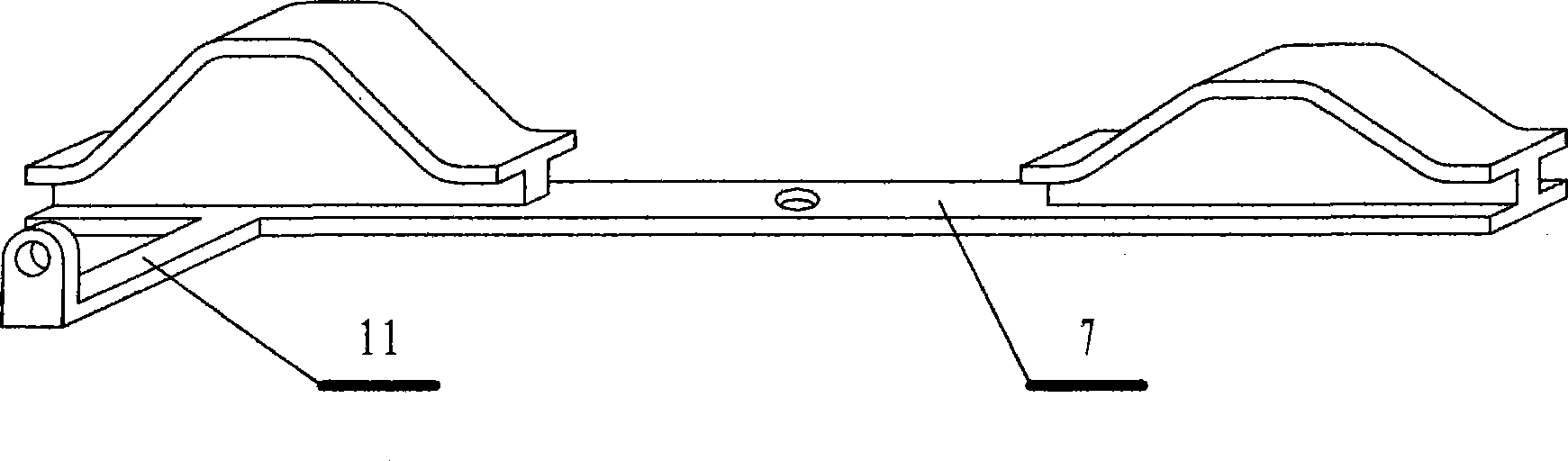 Full automatic point-twisting type foot-sole massaging device