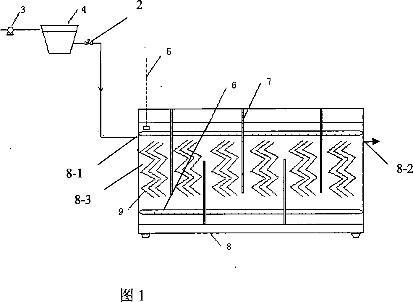 Helminth attaching biological bed for deweighting city sewage sludge