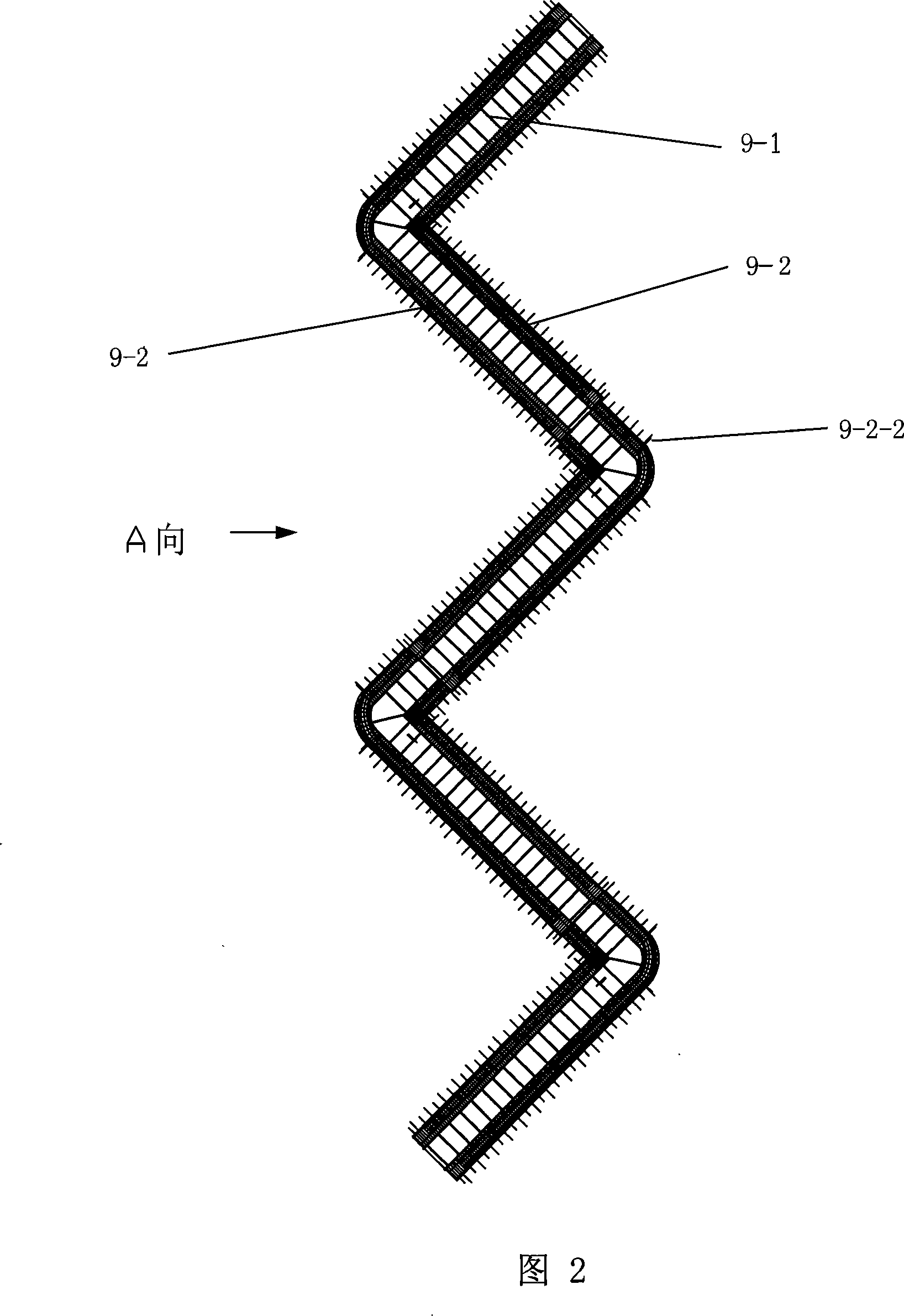 Helminth attaching biological bed for deweighting city sewage sludge