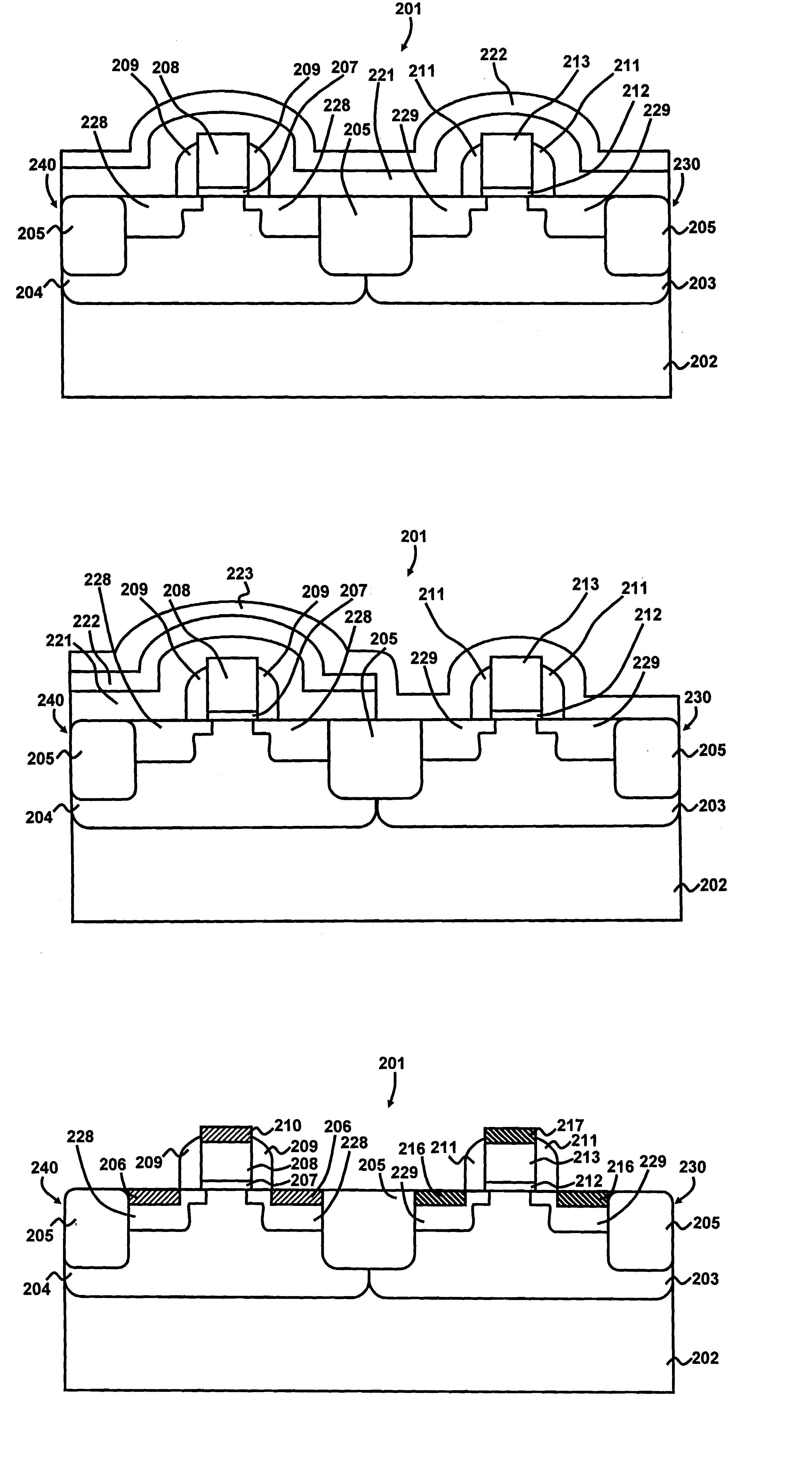 Method for forming self-aligned dual salicide in CMOS technologies