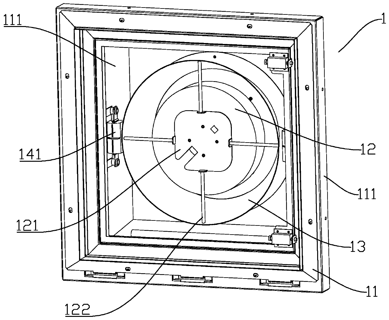 Disinfection sterilization and purification air supply and return tail end device