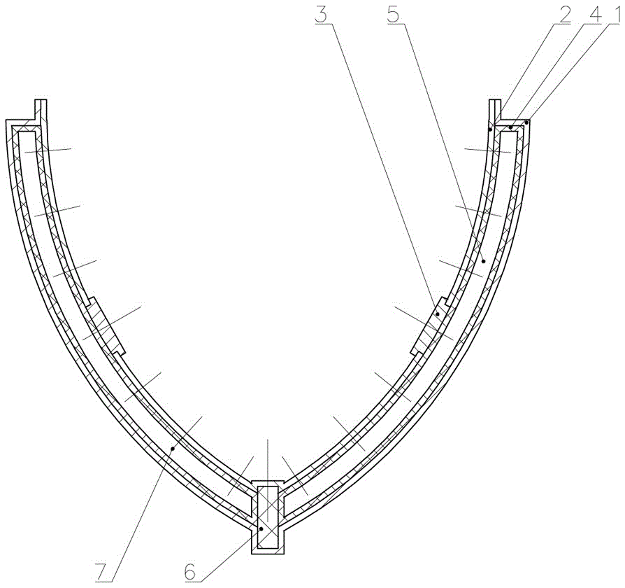 Rotational molding manufacturing method for double-layer all-plastic ship