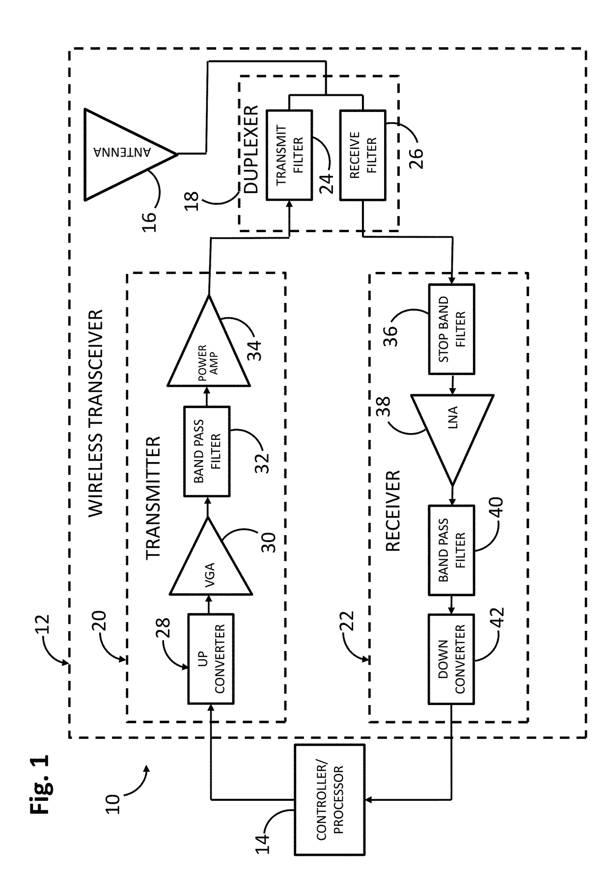 Acoustic wave filter with enhanced rejection