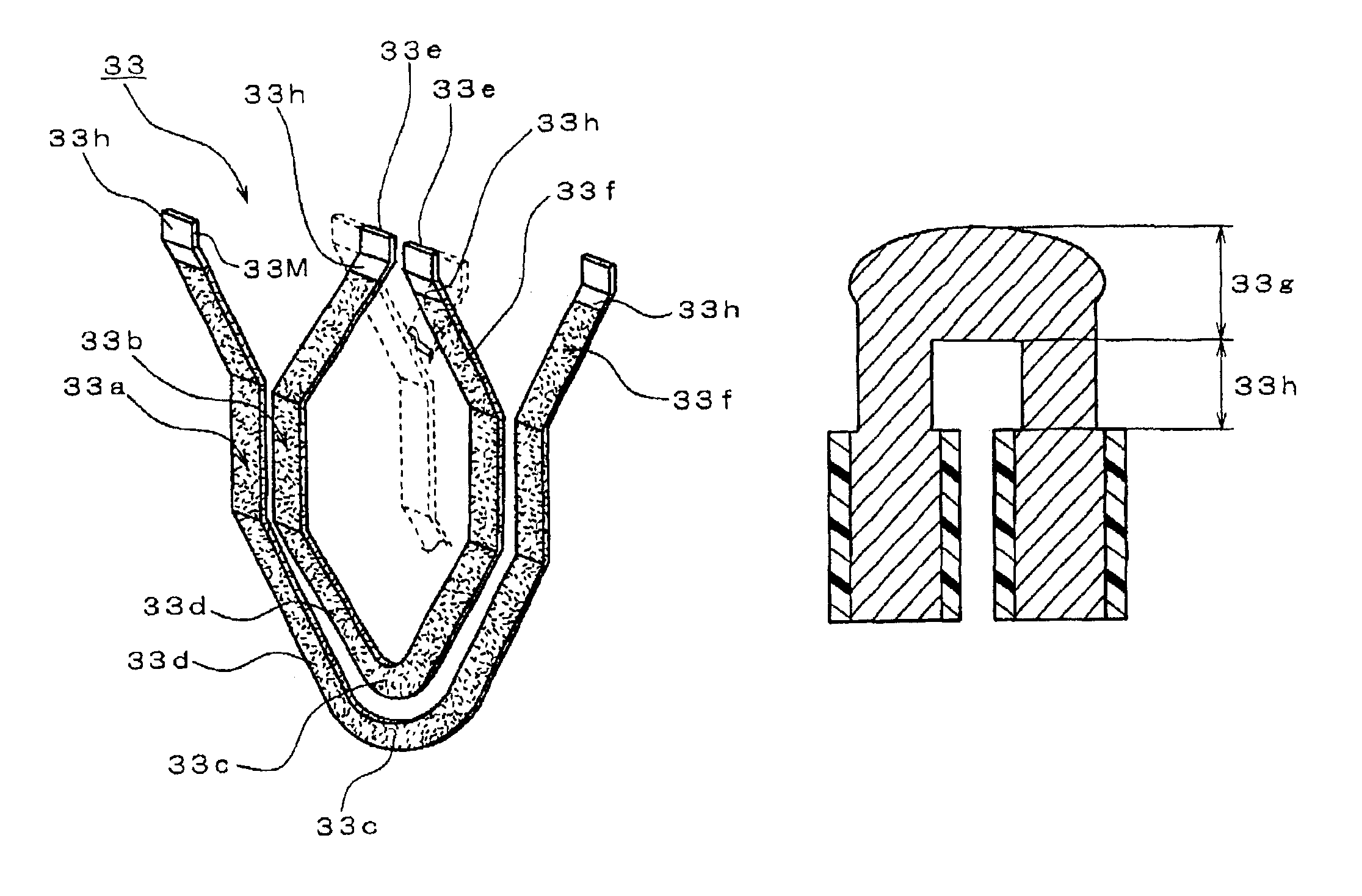 Stator arrangement of rotary electric machine