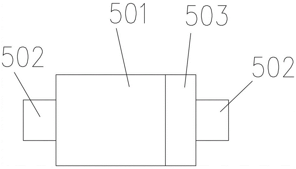 Festoon cable with rapid conical roll replacement device