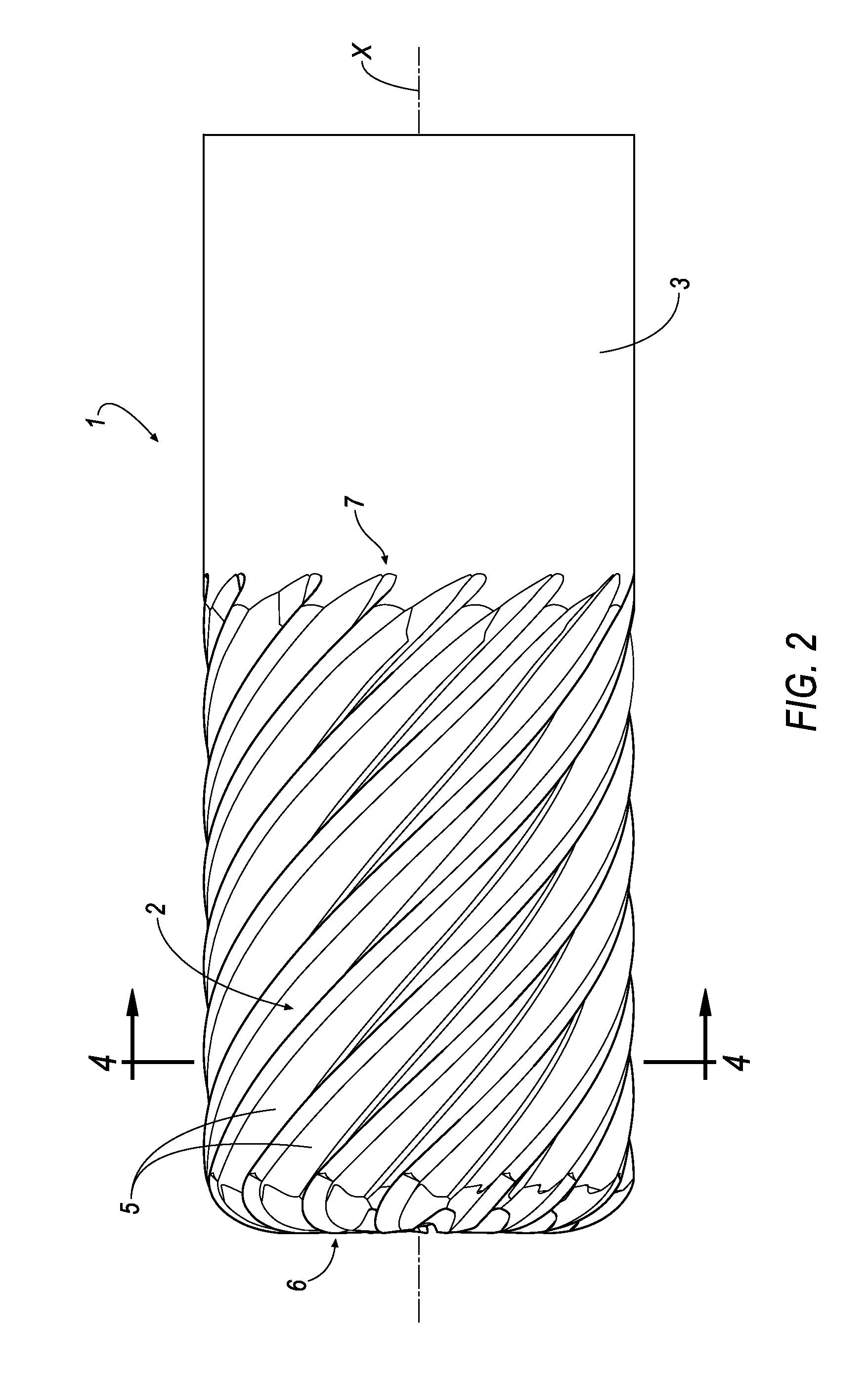 Cutting tool with enhanced chip evacuation capability and method of making same