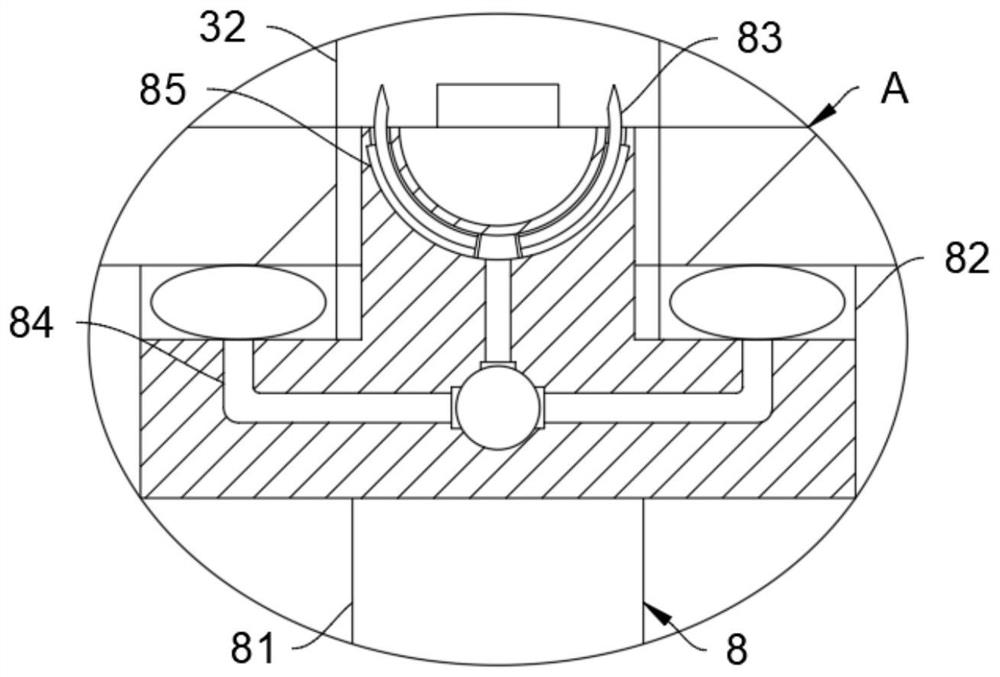 A convenient stepping type yellow peach pitting equipment and its application method