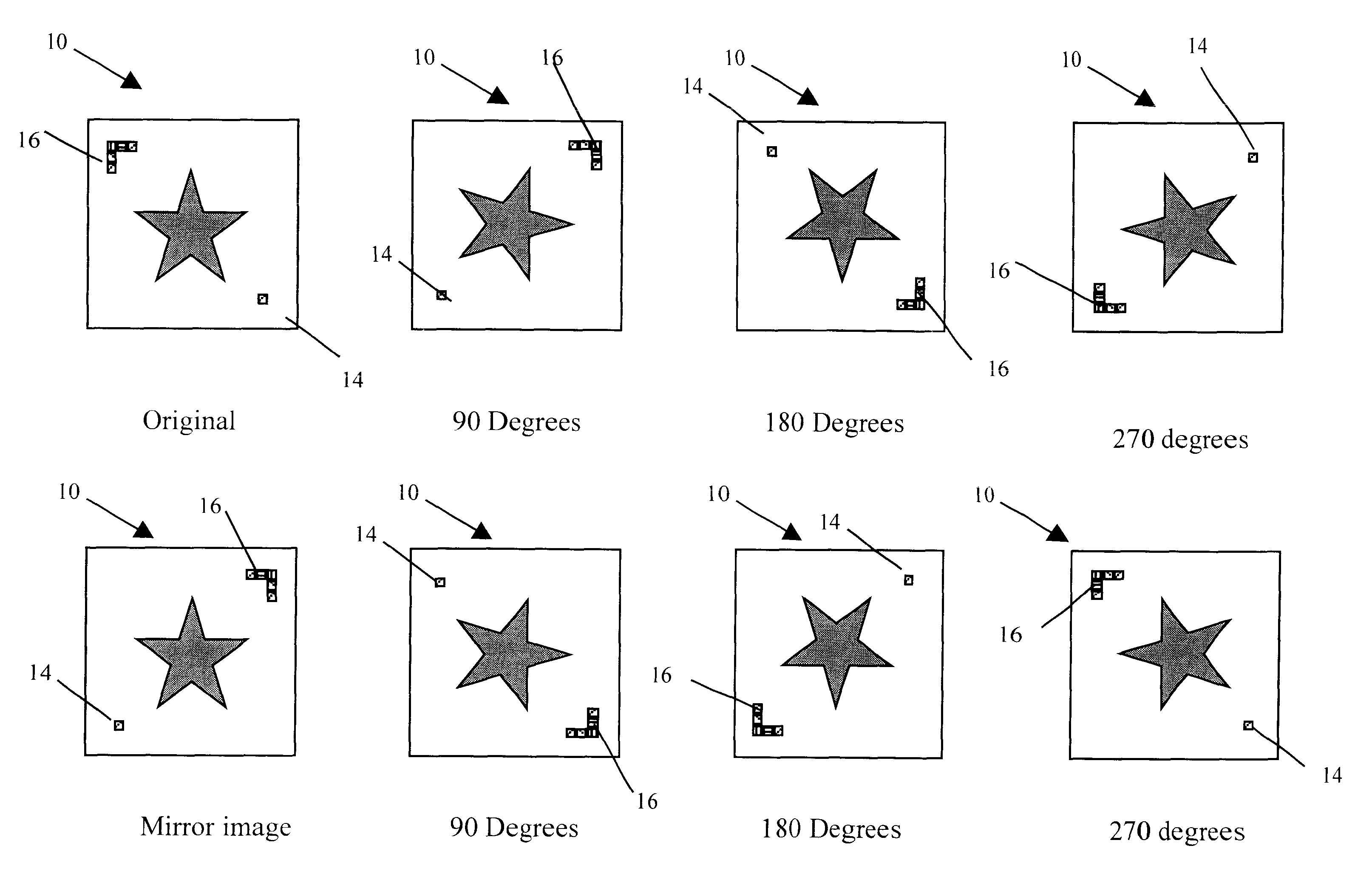 Digital image orientation marker