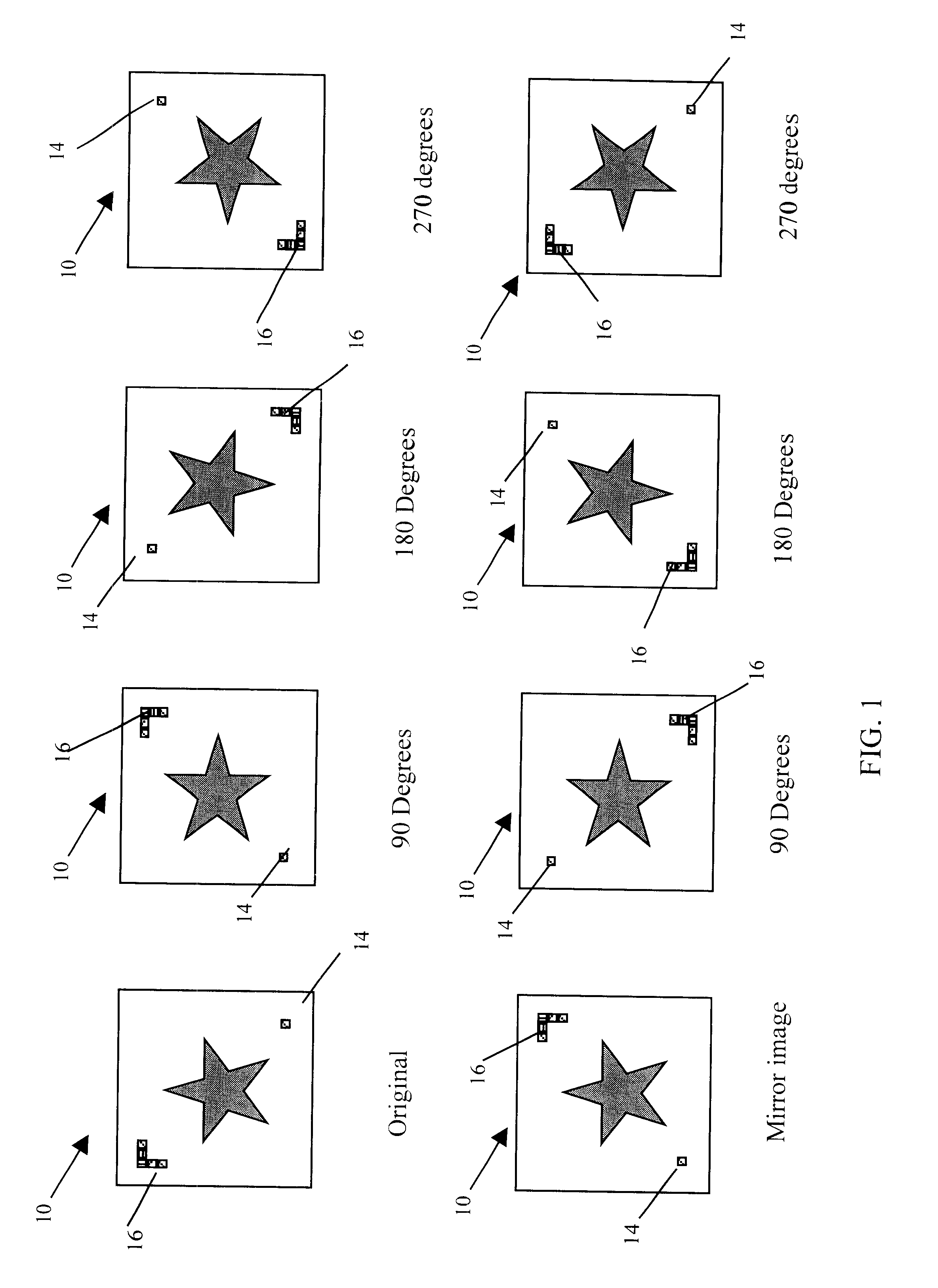 Digital image orientation marker