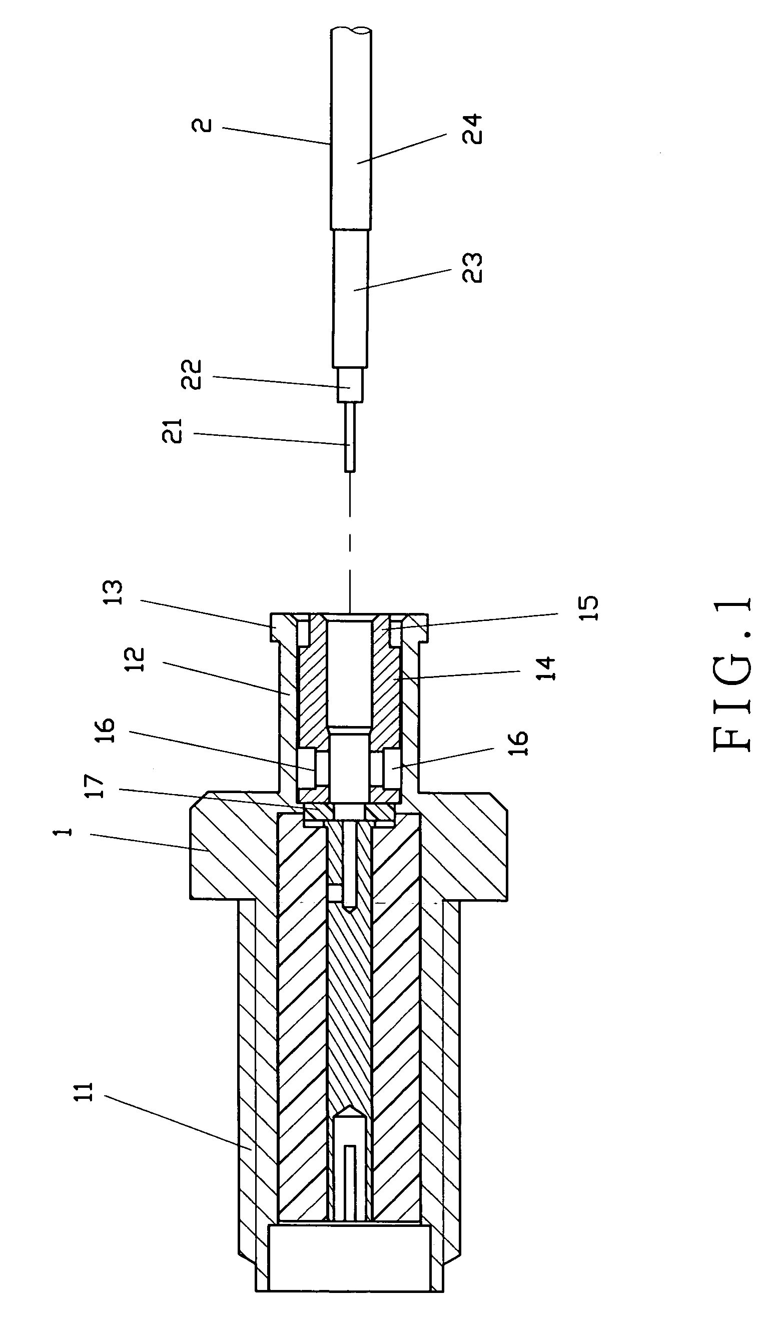 Coaxial connector structure