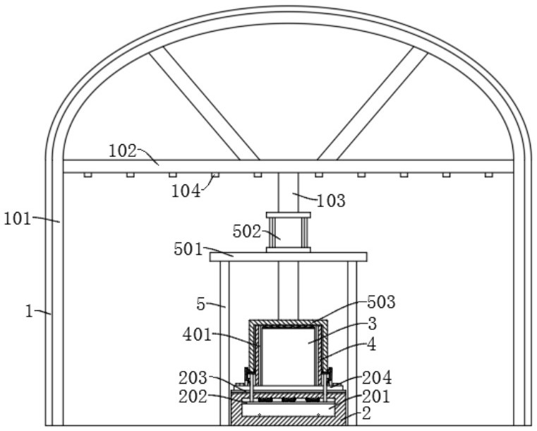 Air source heat pump system for livestock and poultry breeding greenhouse