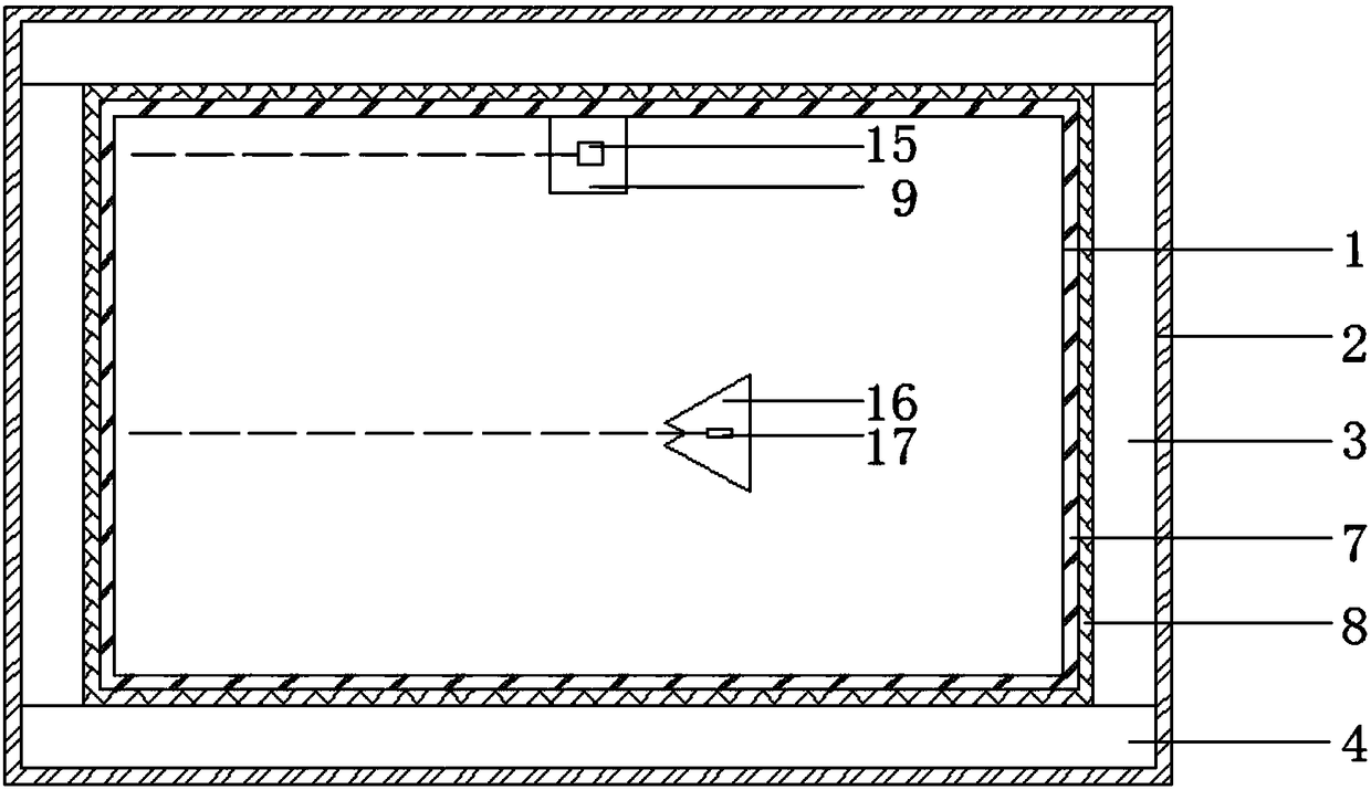 Deep sea foundation electromagnetic induction space positioning and direction finding device for supergravity centrifuge