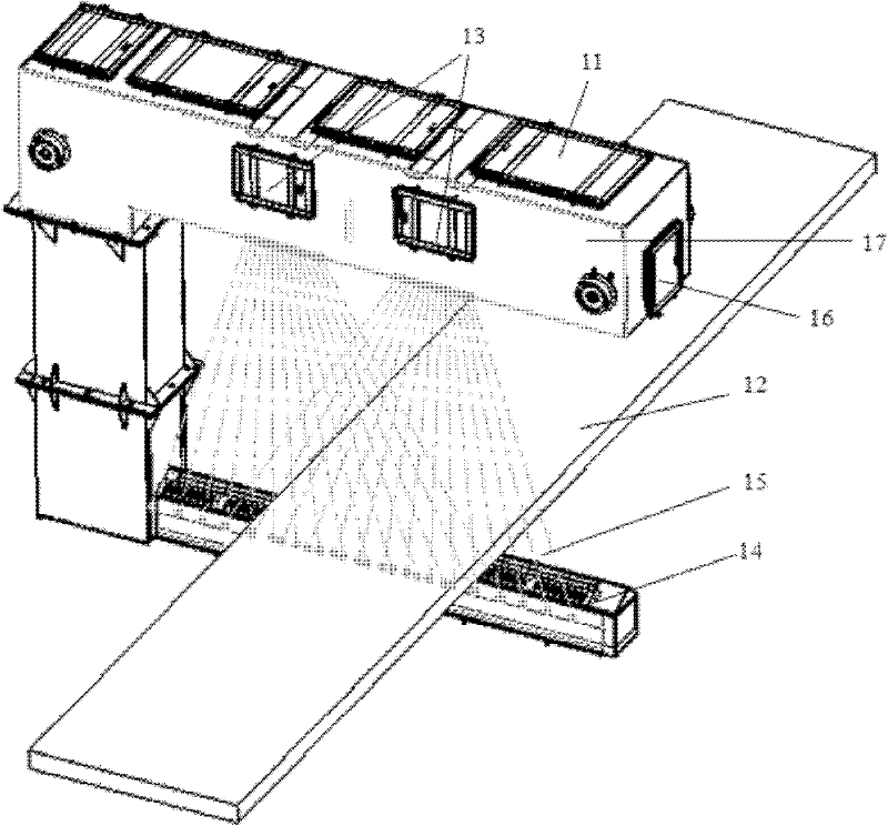 A collimating mechanism for a convexity meter