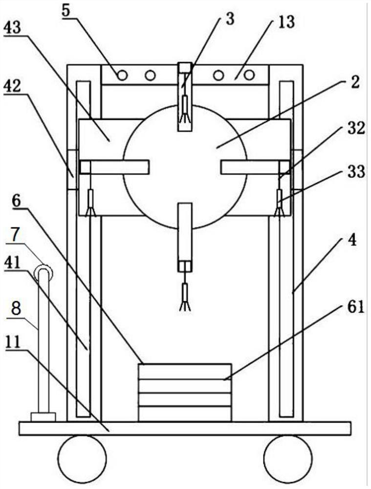 Adjustable badminton practice auxiliary device