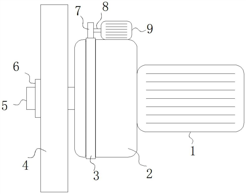 Rapid connecting structure of grinding disc of grinding machine tool