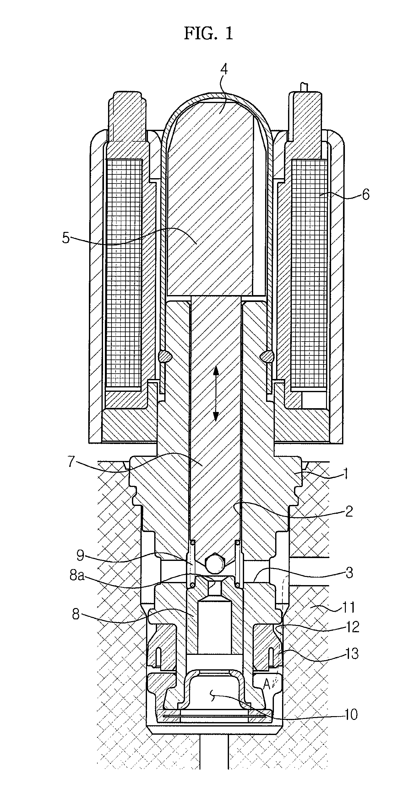 Solenoid valve for brake system